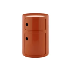 Componibile new big 2 pezzi oppbevaringsbord, arancio