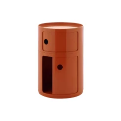 Componibile new big 2 pezzi oppbevaringsbord, arancio