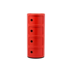 Componibili 4 elementi oppbevaringsbord, rosso