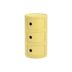Componibili Bio 3 elementi oppbevaringsbord, giallo