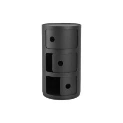 COMPONIBILI RECYCLED 3 ELEMENTI oppbevaringsbord, black