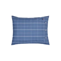 Cotton Poplin putetrekk, misty blue/white