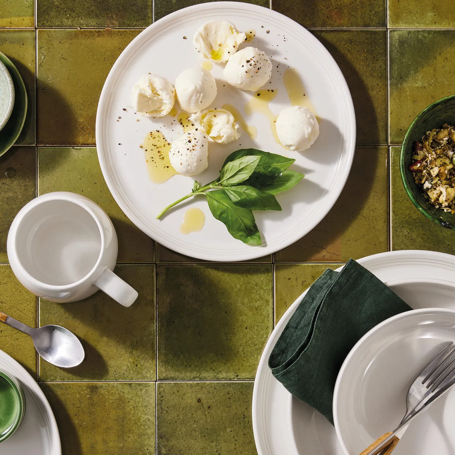 Coupe frokosttallerken, white