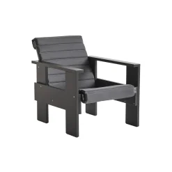 Crate Quiltet pute, antrasitt