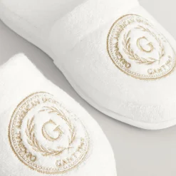 Crest Slippers, white