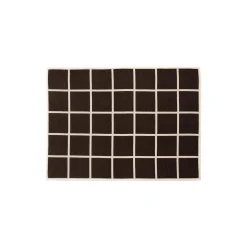 Criss pledd, dark brown