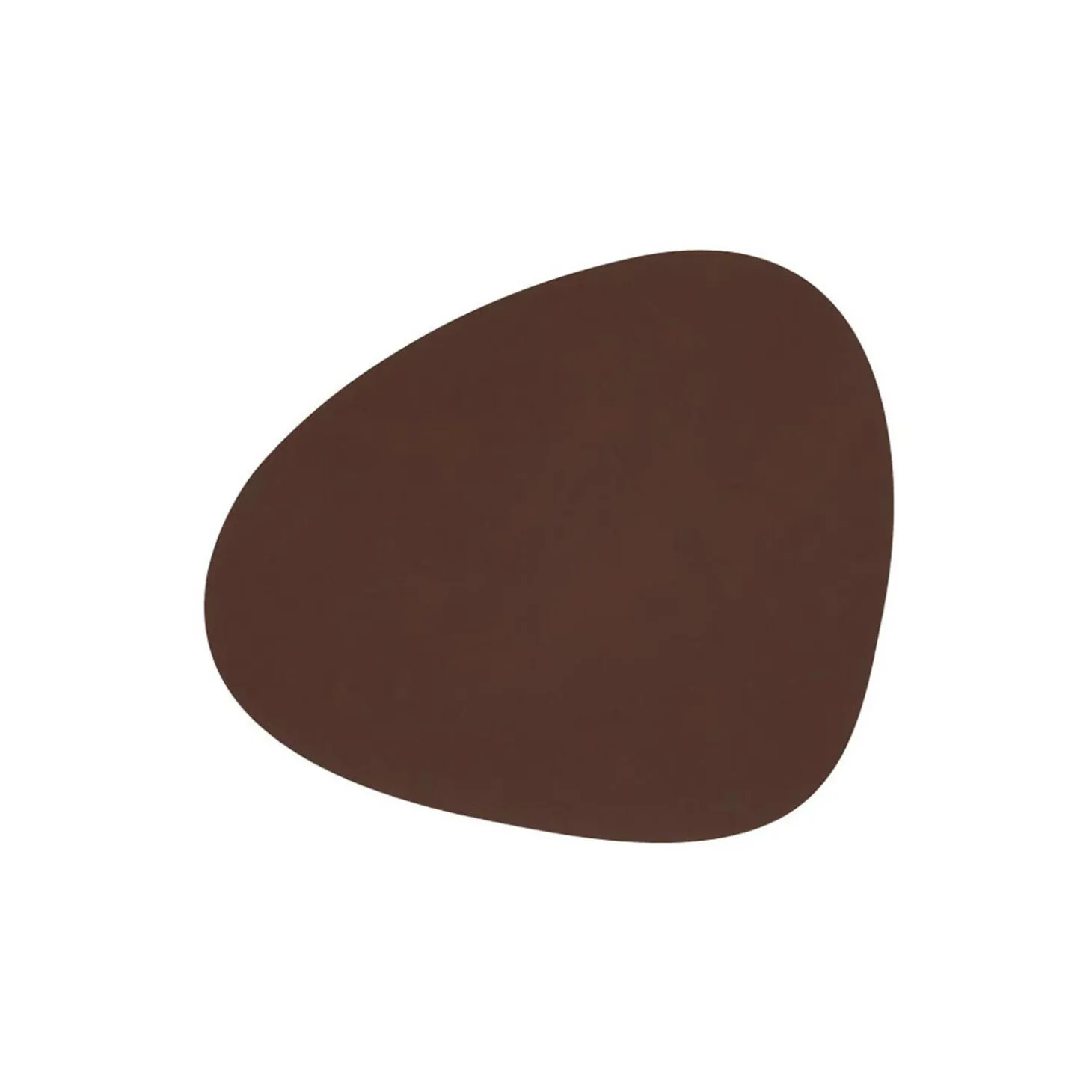 Curve spisebrikke, dark brown