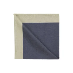 Damask serviett, blue gold