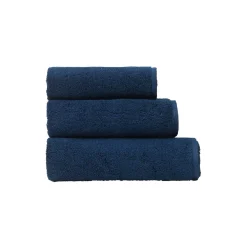 Damask Terry håndkle, deep navy