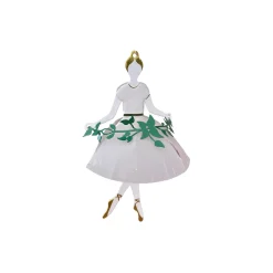 Dansende ballerina 2 stk, gull