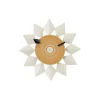 Diamond Markers Clock, white