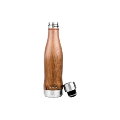 Drikkeflaske, teak wood