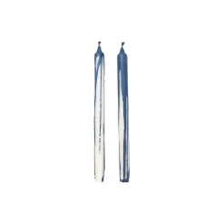Dryp Stearinlys 2 stk., deep blue