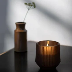 Duftvoksglasslys awaken, brown