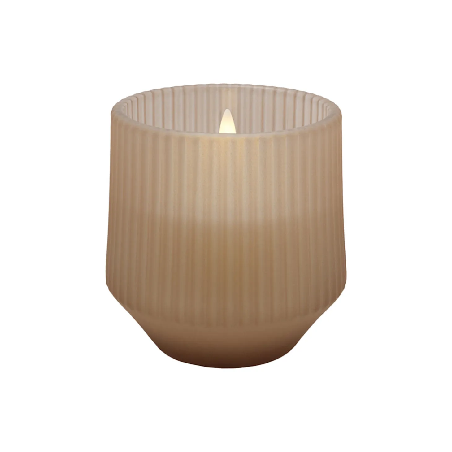 Duftvoksglasslys uplift, beige