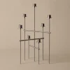 Elysia Kandelaber, stainless steel