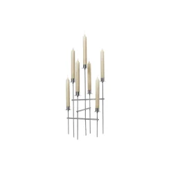 Elysia Kandelaber, stainless steel