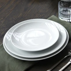 Eventail flat tallerken Ø 21 cm, hvit