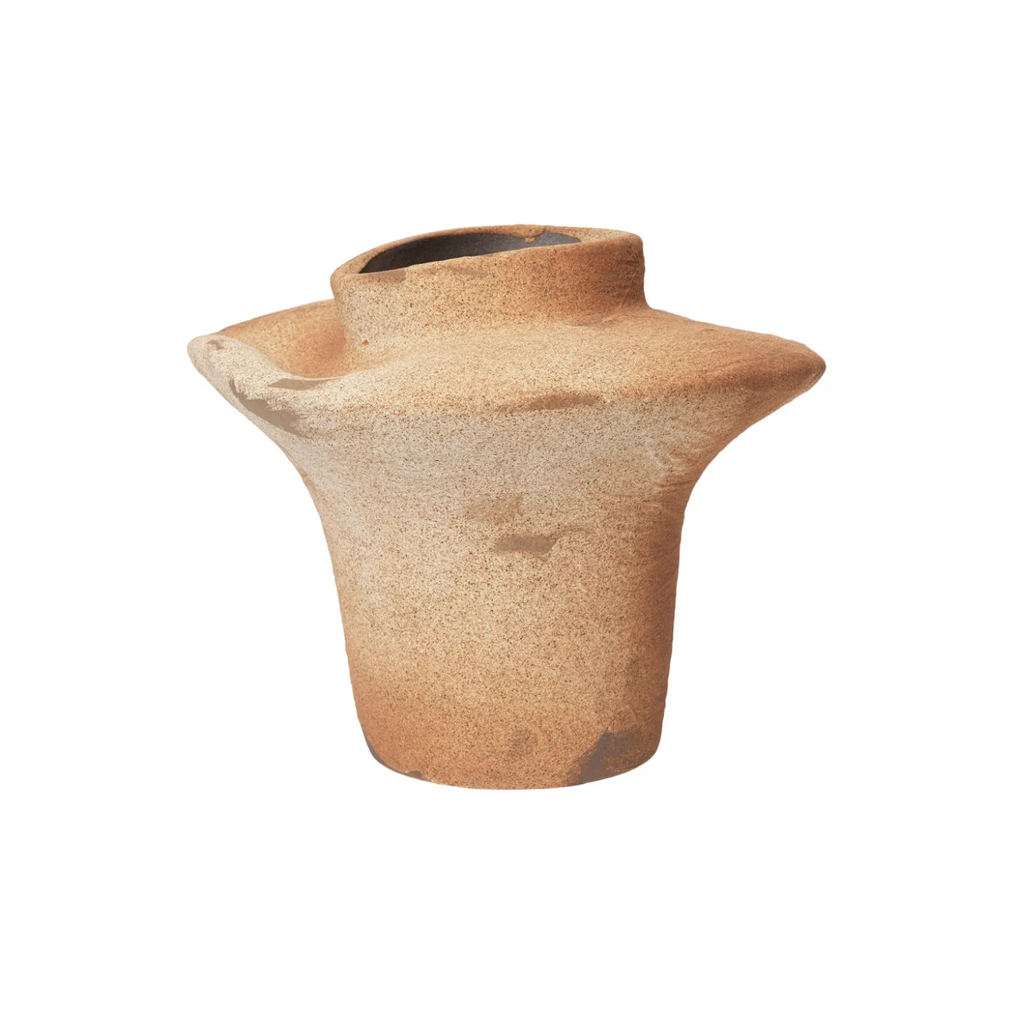 Evio Vase, burnt umber
