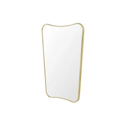 F.A. 33 Wall Mirror, polished brass