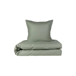 Facet sengetøy, mineral green