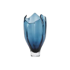 Faith Vase, blue smoke