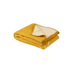 Fall pledd blanket, yellow