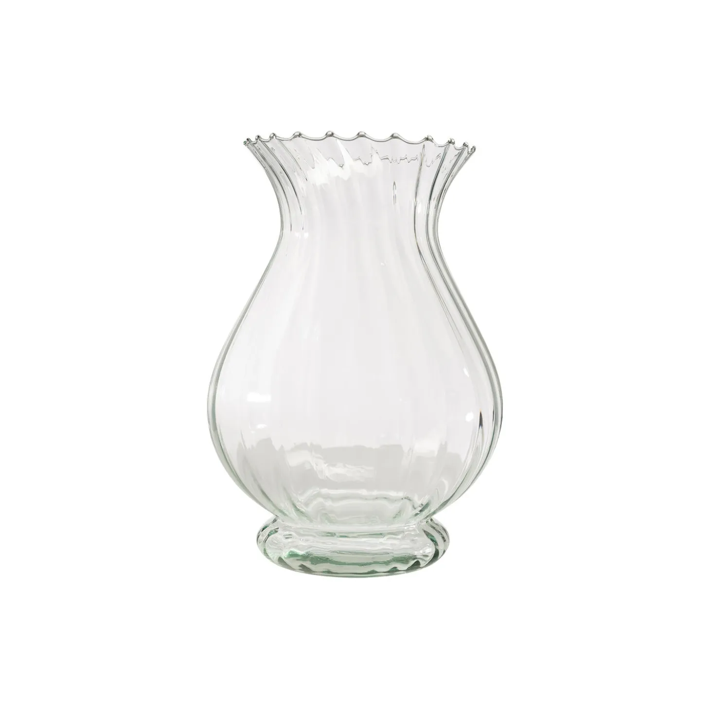 Falla resirkulert vase, clear