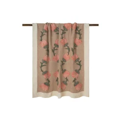 FANE SALMON Boiled wool pledd150x190 cm