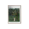 Femme Se Promenant Dans Une Foret Exotique - Kunstkort