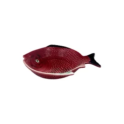 Fish Suppeskål 60 cl, burgundy