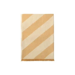 Fishbone pledd, yellow ocher