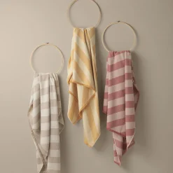 Fishbone pledd, yellow ocher
