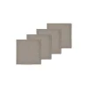 Fliser serviett, taupe