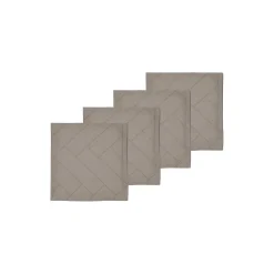 Fliser serviett, taupe