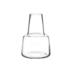 Flora vase medium hals, klar