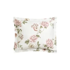 Floral Print putetrekk, washed pink