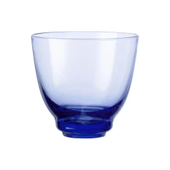 Flow vannglass, mørk blå