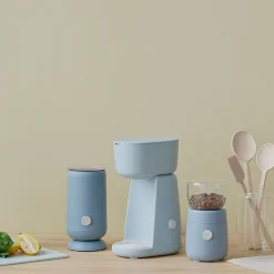 FOODIE elektrisk melkeskummer, dusty blue