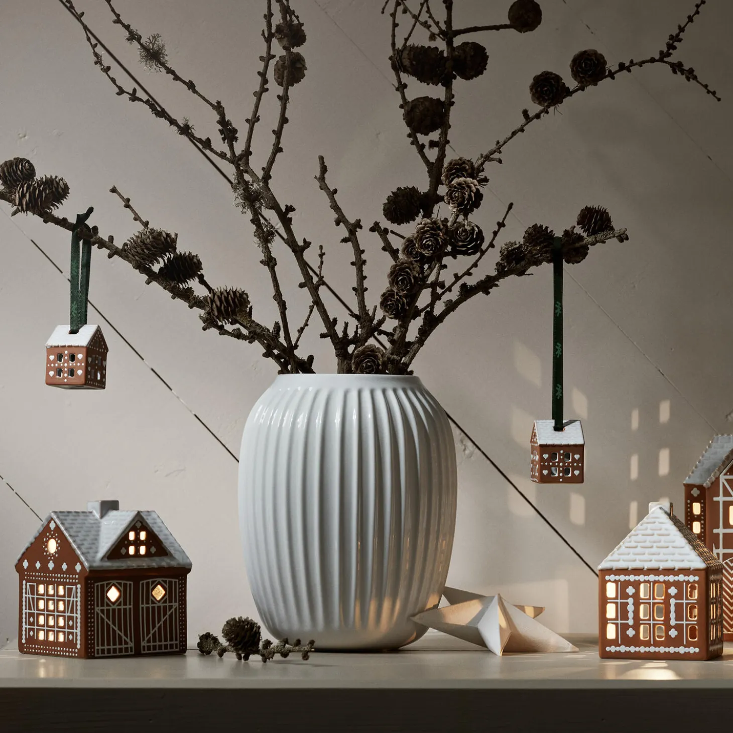 Gingerbread Juleoppheng 2 stk.