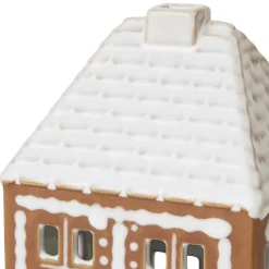 Gingerbread lyshus, brun