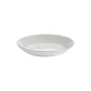 Gio Platinum pastatallerken, hvit/sølv