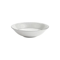 Gio Platinum skål, hvit/sølv