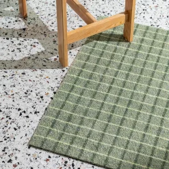 Grid Matcha Lemon Dørmatte