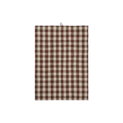 Hale Tea Towel, cinnamon/grey green