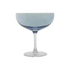 Happy champagneglass, blå