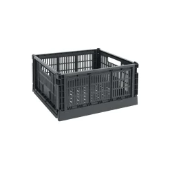 HAY Colour Crate Large Square, charcoal