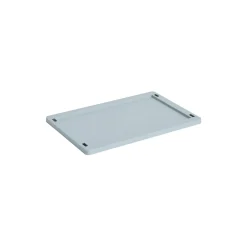 HAY Colour Crate Lid Plastic Small, dusty blue