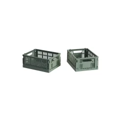 HAY Colour Crate Mini 2 stk., sage green