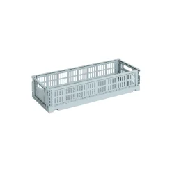 HAY Colour Crate Mini Oblong, dusty blue